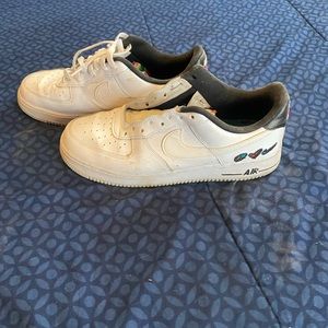 Air Force 1 peace love swoosh